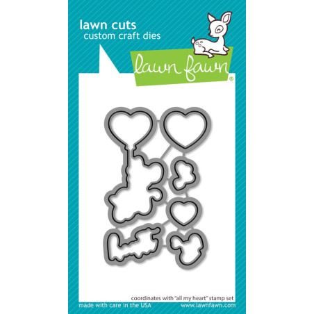 LAWN FAWN All My Heart Cuts