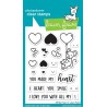 LAWN FAWN All My Heart Clear Stamp