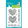 LAWN FAWN Magic Heart Messages Clear Stamp