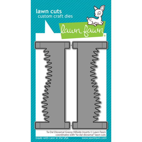 LAWN FAWN Ta-da! Diorama! Grassy Hillside Add-On Cuts
