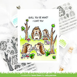 LAWN FAWN Porcu-pine for You Add-On Clear Stamp