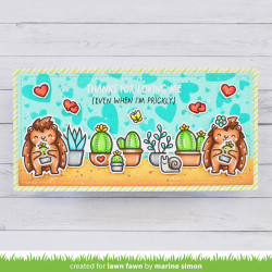 LAWN FAWN Porcu-pine for You Add-On Clear Stamp