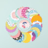 Button Press Puffy Sticker Refill We R Makers 30pz
