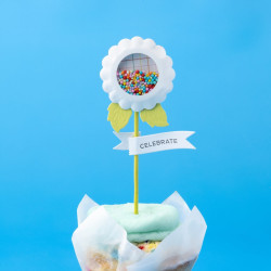 Button Press Puffy Sticker and Shaker Shape Kit We R Makers