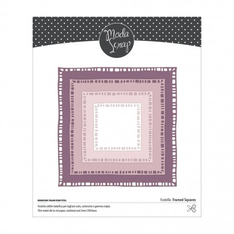 MODASCRAP FUSTELLA - FRAMED SQUARES MSF 1-254