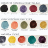 Lindy's Stamp Gang Painter's Palette VINNY'S VIEW Flat Magical Shakers x5