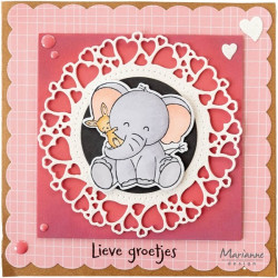 Marianne Design Stamp & Die Set Elephant Hug