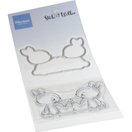 Marianne Design Stamp & Die Set Rabbit Friend
