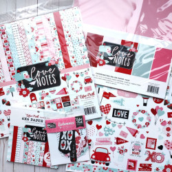 Echo Park Love Notes Element Sticker 30x30cm