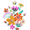 Thinlits Die Set 16pz - Fabulous Bold Flora 666255