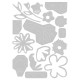 Thinlits Die Set 16pz - Fabulous Bold Flora 666255