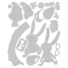 Thinlits Die Set 17pz - Vault Bunny + Chick by Tim Holtz 666561