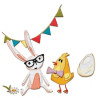 Thinlits Die Set 17pz - Vault Bunny + Chick by Tim Holtz 666561