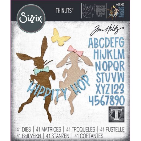 Thinlits Die Set 8pz - Vault Hippity Hop by Tim Holtz 666562