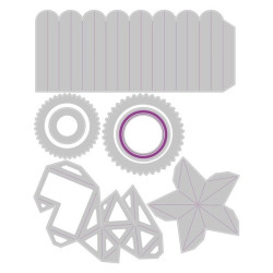 Thinlits Die Set 7pz - Vault Rosettes by Tim Holtz 666567