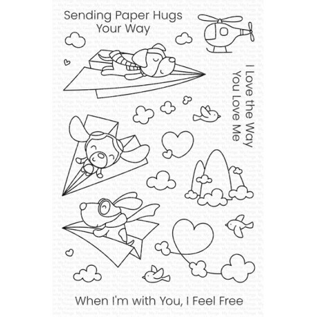 My Favorite Things Paper Planes Clear Stamps