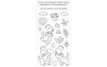 My Favorite Things Darling Dragons Clear Stamps