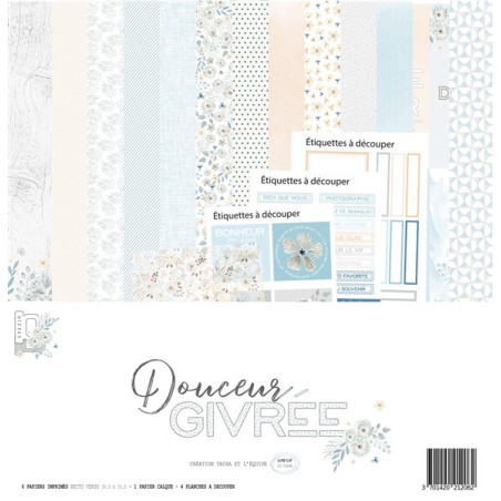 Comptoir Du Scrap Douceur Givrée Paper Pad 30x30cm