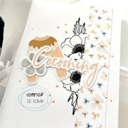 Compoir Du Scrap Douceur Givrée COCOONING Die Cuts