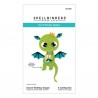 Spellbinders Dancin' Birthday Dragon Etched Dies