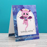 Spellbinders Dancin' Birthday Dragon Etched Dies