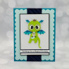 Spellbinders Dancin' Birthday Dragon Etched Dies