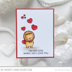 My Favorite Things Lovely Lions Clear Stamps