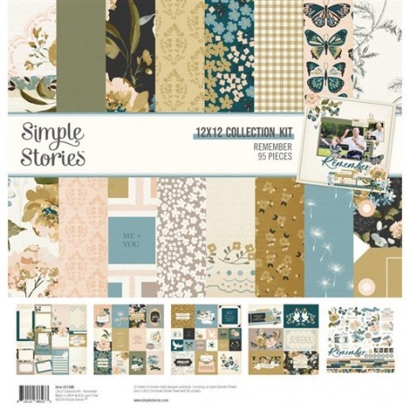 Simple Stories Remember Collection Kit 30x30cm