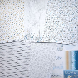 Comptoir Du Scrap Douceur Givrée Paper Pad 30x30cm