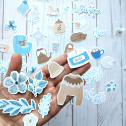 Compoir Du Scrap Douceur Givrée COCOONING Die Cuts