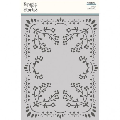 Simple Stories Remember Stencil Doily