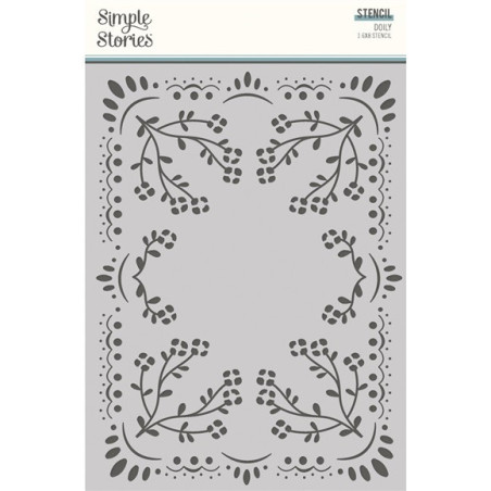 Simple Stories Remember Stencil Doily