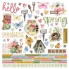Simple Stories Simple Vintage Spring Garden CARDSTOCK STICKER 30x30cm