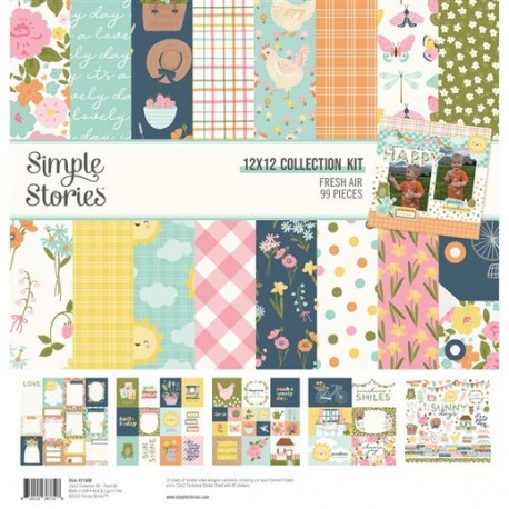 Simple Stories Fresh Air Collection Kit 30x30cm