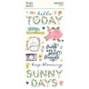 Simple Stories Fresh Air Foam Stickers 40pz