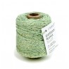 Vivant Cord Cotton Lurex Twist Light Olive and Gold 50 MT 2MM