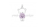 Purple Onion Designs Stacey Yacula - Dylan (Party bear holding cake)
