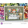 Purple Onion Designs Stacey Yacula - Dylan (Party bear holding cake)