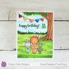 Purple Onion Designs Stacey Yacula - Dylan (Party bear holding cake)