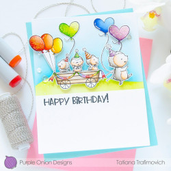 Purple Onion Designs Stacey Yacula - The Prickles (Hedgehogs with wagon)