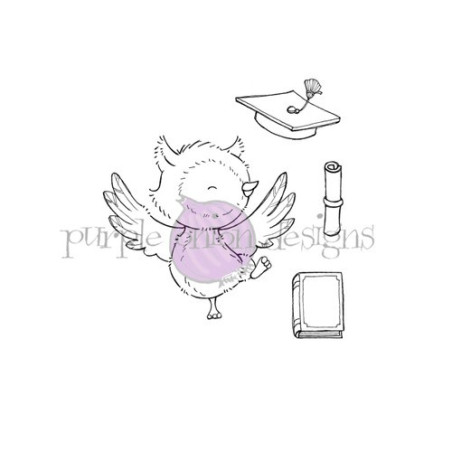 Purple Onion Designs Stacey Yacula - Owen (Owl Graduate)