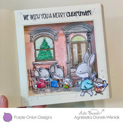 Purple Onion Designs Stacey Yacula - Brie, Cheddar & Colby (3 mice walking)