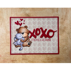 Purple Onion Designs Chilliezgraphy by Pei - Brownie Bear & Tofu Cuddles