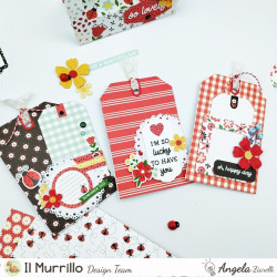 Echo Park Little Ladybug Element Sticker 30x30cm