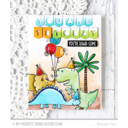 My Favorite Things Die-Namics Stitched Banner Numbers