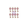 Prima Marketing Magic Love Heart Keys 8pz
