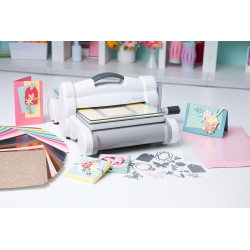 Sizzix Big Shot PLUS Machine Starter Kit (White & Gray) 666185