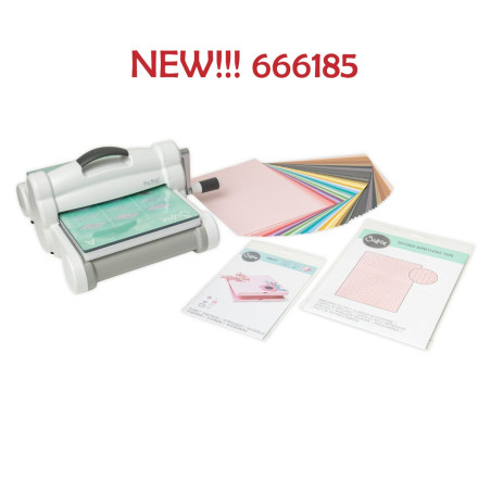 Sizzix Big Shot PLUS Machine Starter Kit (White & Gray) 666185