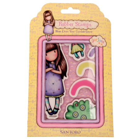 Gorjuss Rubber Stamps How Does Your Garden Grow 576
