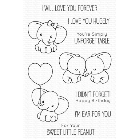 My Favorite Things Sweet Little Peanut Clear Stamps